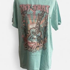 Comfort Colors Blue Tee